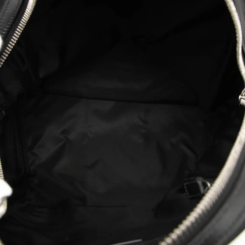 Gucci Techno Canvas Web Backpack Black Canvas Good - Model View