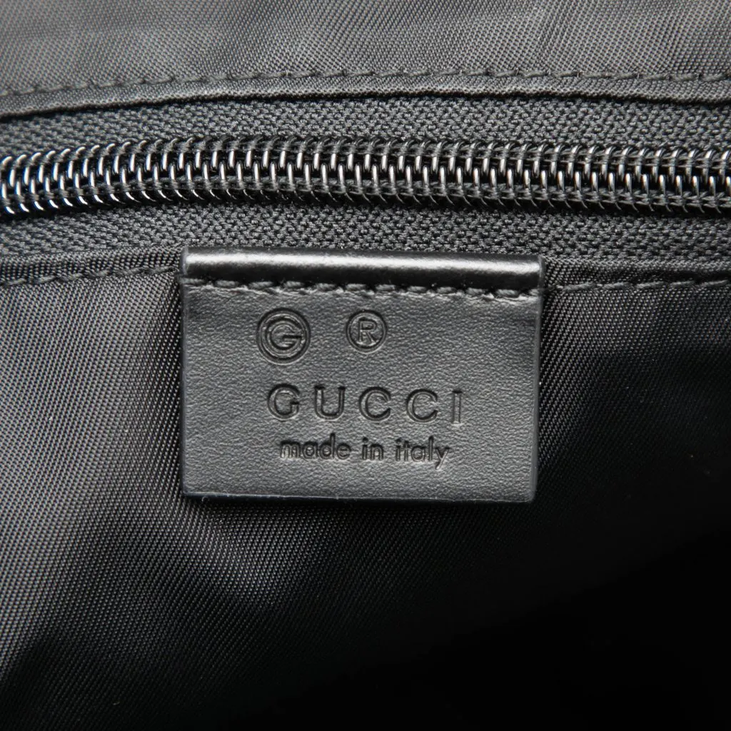 Gucci Techno Canvas Web Backpack Black Canvas Good - Box View