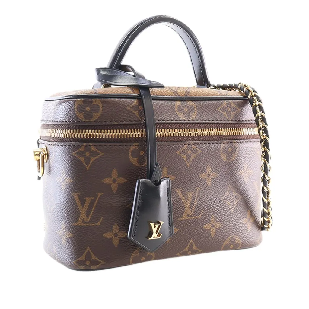 Louis Vuitton Monogram Reverse Vanity PM Brown Very good - Inside View