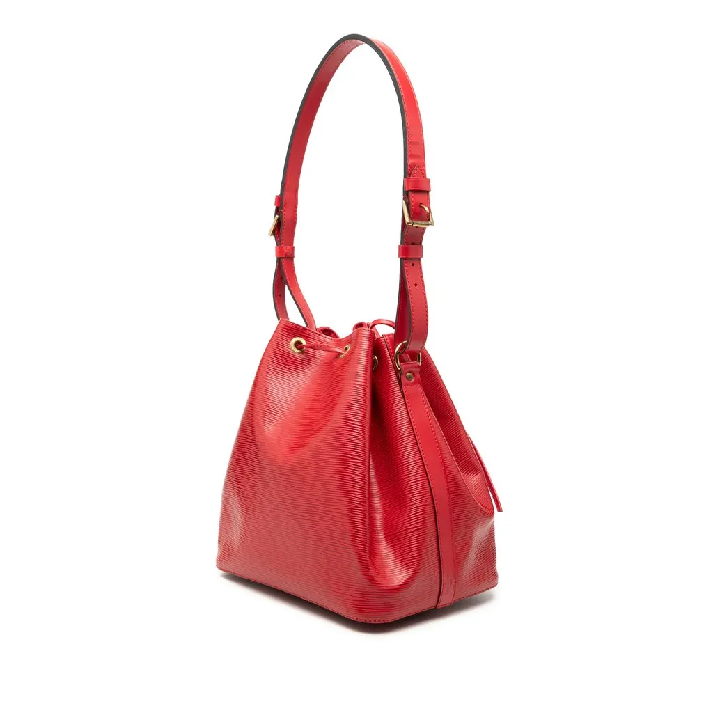 Louis Vuitton Epi Petit Noe Red Leather Good - Back View