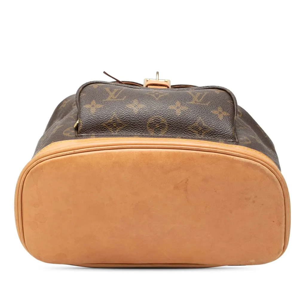 Louis Vuitton Monogram Montsouris PM Brown Canvas Good - Inside View