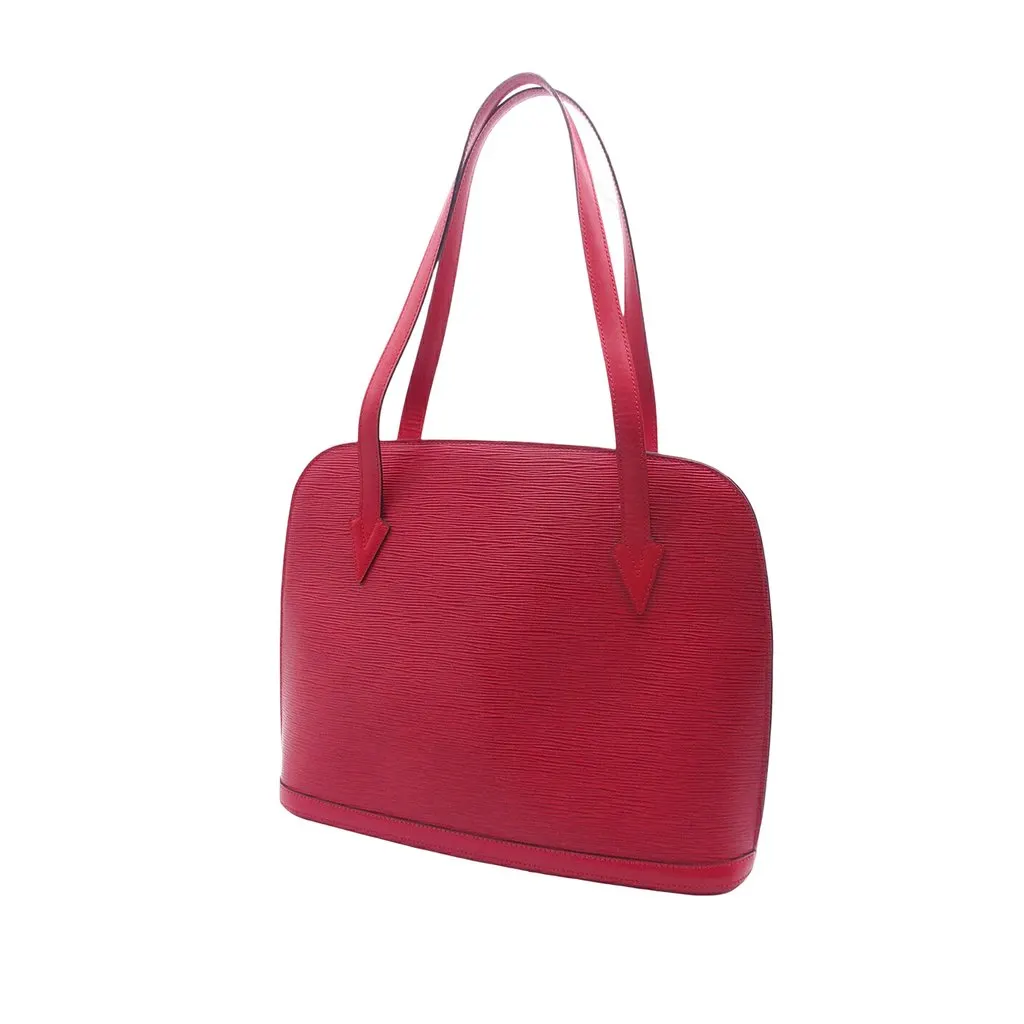 Louis Vuitton Epi Lussac Red Leather Very good - Back View