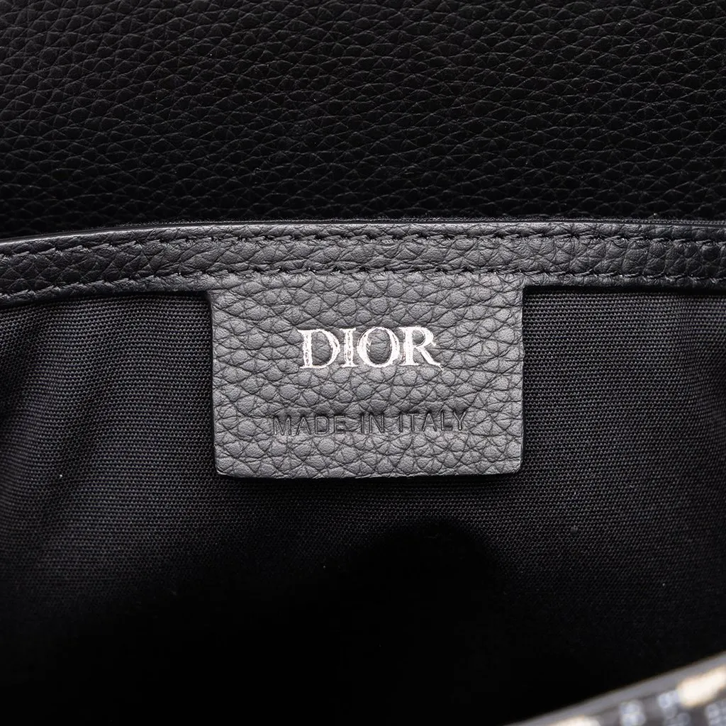Dior Oblique Canvas Saddle Backpack Blue Canvas Very good - Box View