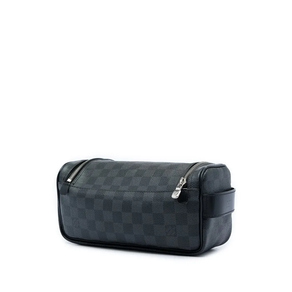 Louis Vuitton Damier Graphite Toiletry Pouch Black Very good - Back View