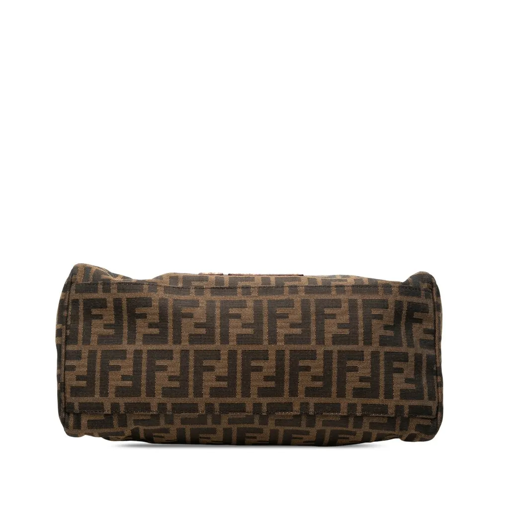 Fendi Zucca Canvas Grommet Etniko Du Jour Tote Brown Very good - Inside View