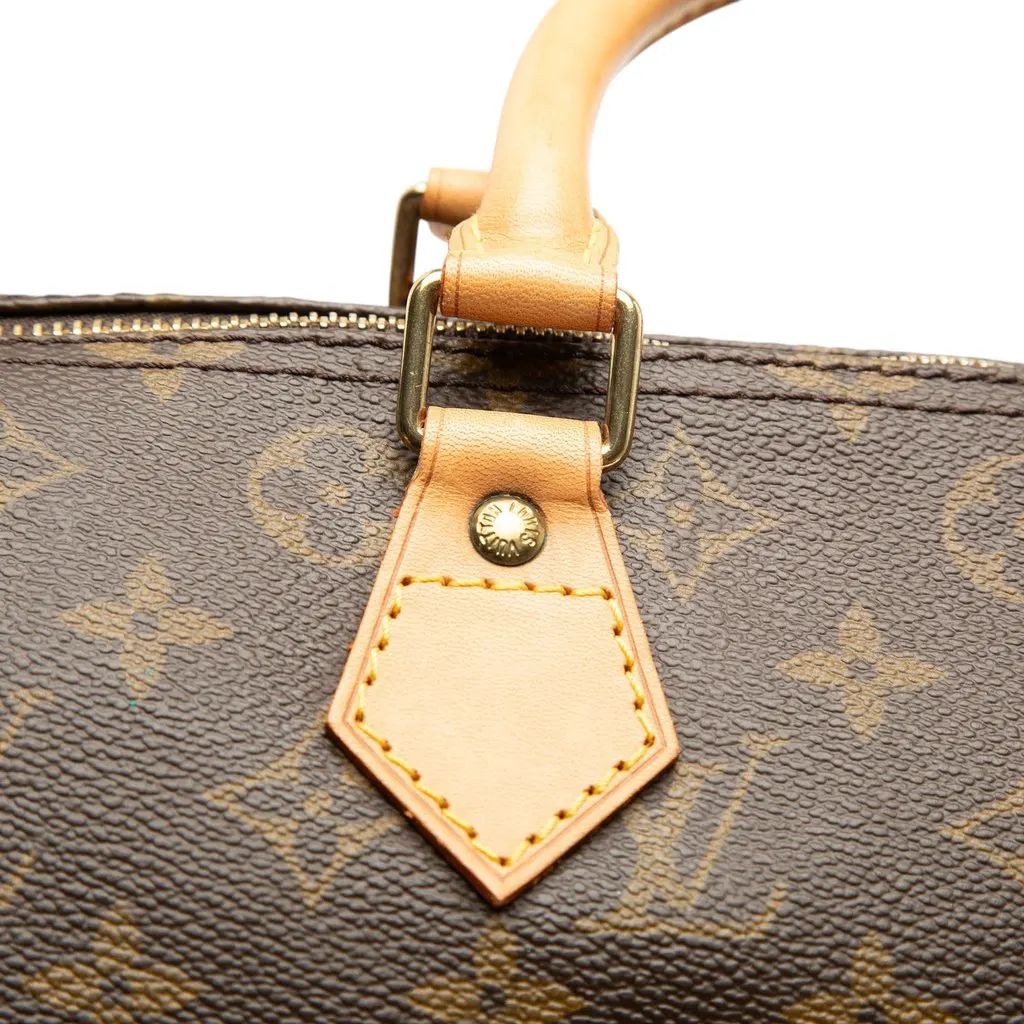 Louis Vuitton Monogram Speedy 30 Brown Canvas Good - Box View