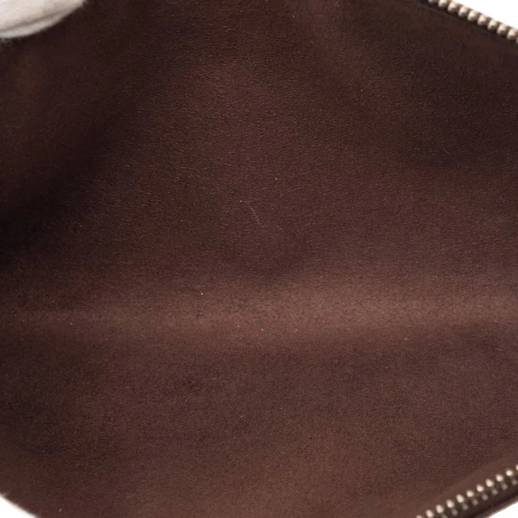 Louis Vuitton Epi Pochette Accessoires Brown Leather Very good - Model View