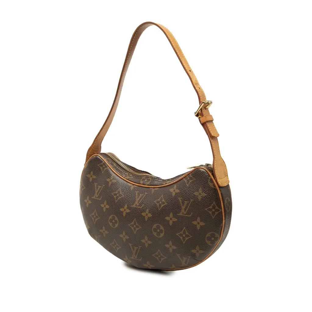 Louis Vuitton Monogram Croissant PM Brown Canvas Good - Back View