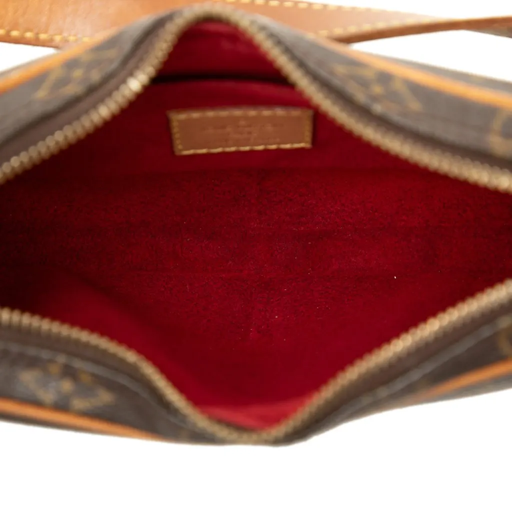 Louis Vuitton Monogram Croissant PM Brown Canvas Good - Model View