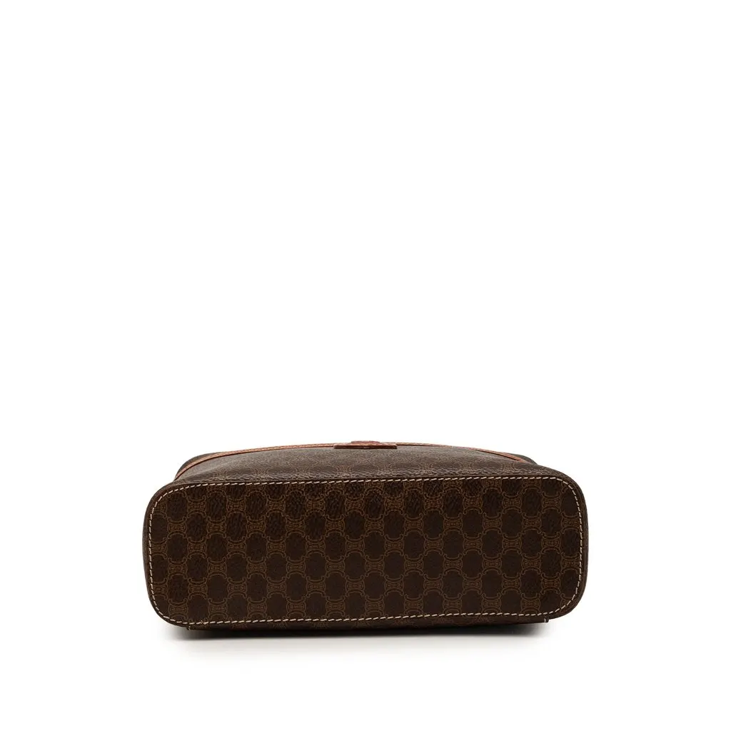 Celine Macadam Coated Canvas Vanity Bag Brown Very good - Inside View
