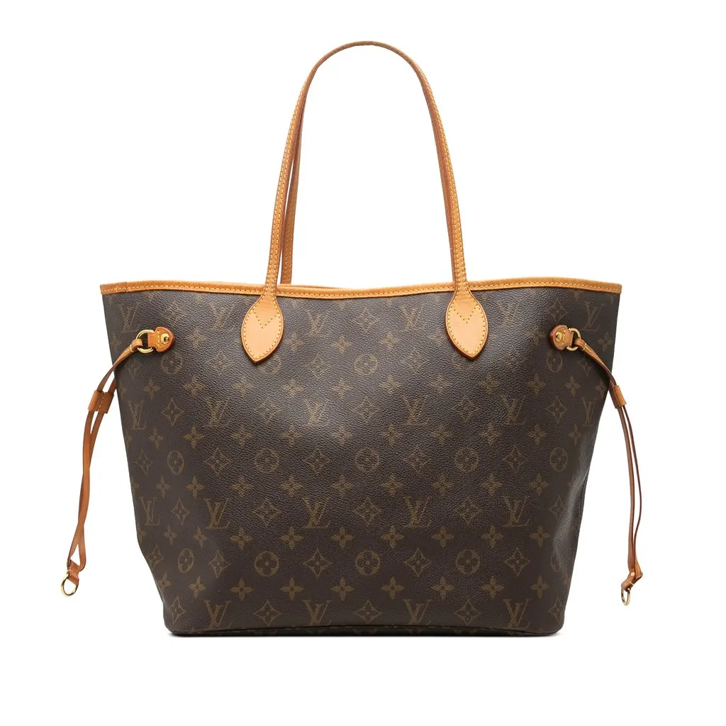 Louis Vuitton Monogram Neverfull MM Brown Very good - Front View