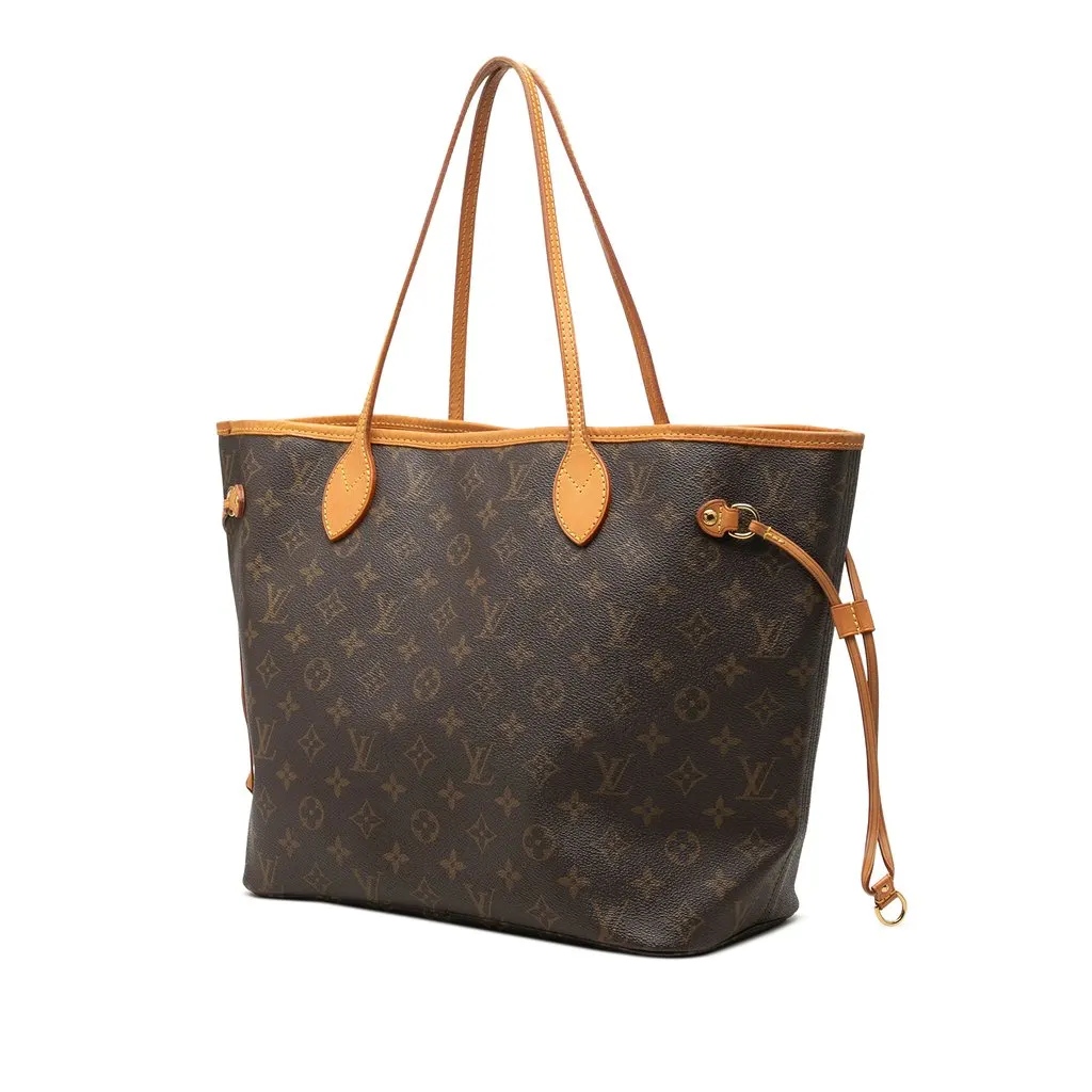 Louis Vuitton Monogram Neverfull MM Brown Very good - Back View