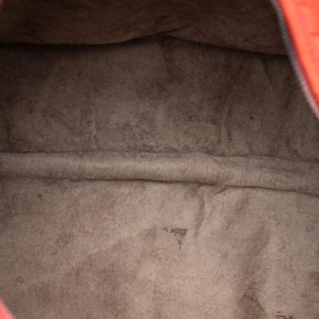 Bottega Veneta Large Nappa Intrecciato Belly Hobo Orange Leather Good - Model View