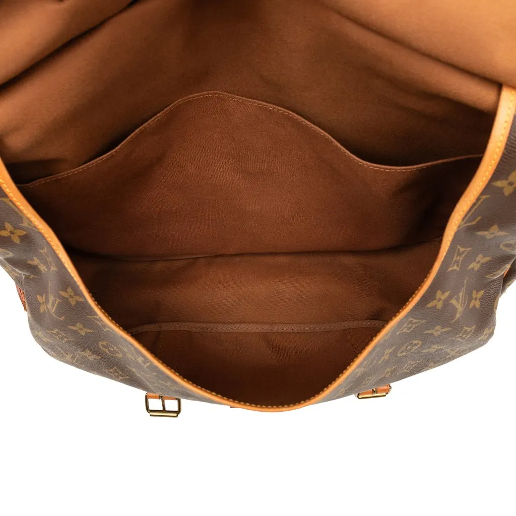 Louis Vuitton Monogram Saumur 43 Brown Very good - Model View