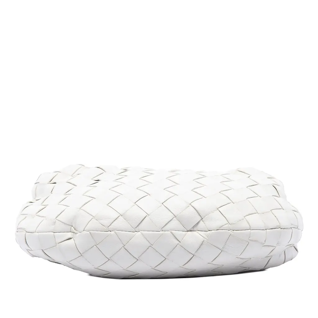 Bottega Veneta Mini Nappa Intrecciato Jodie White Leather Very good - Inside View