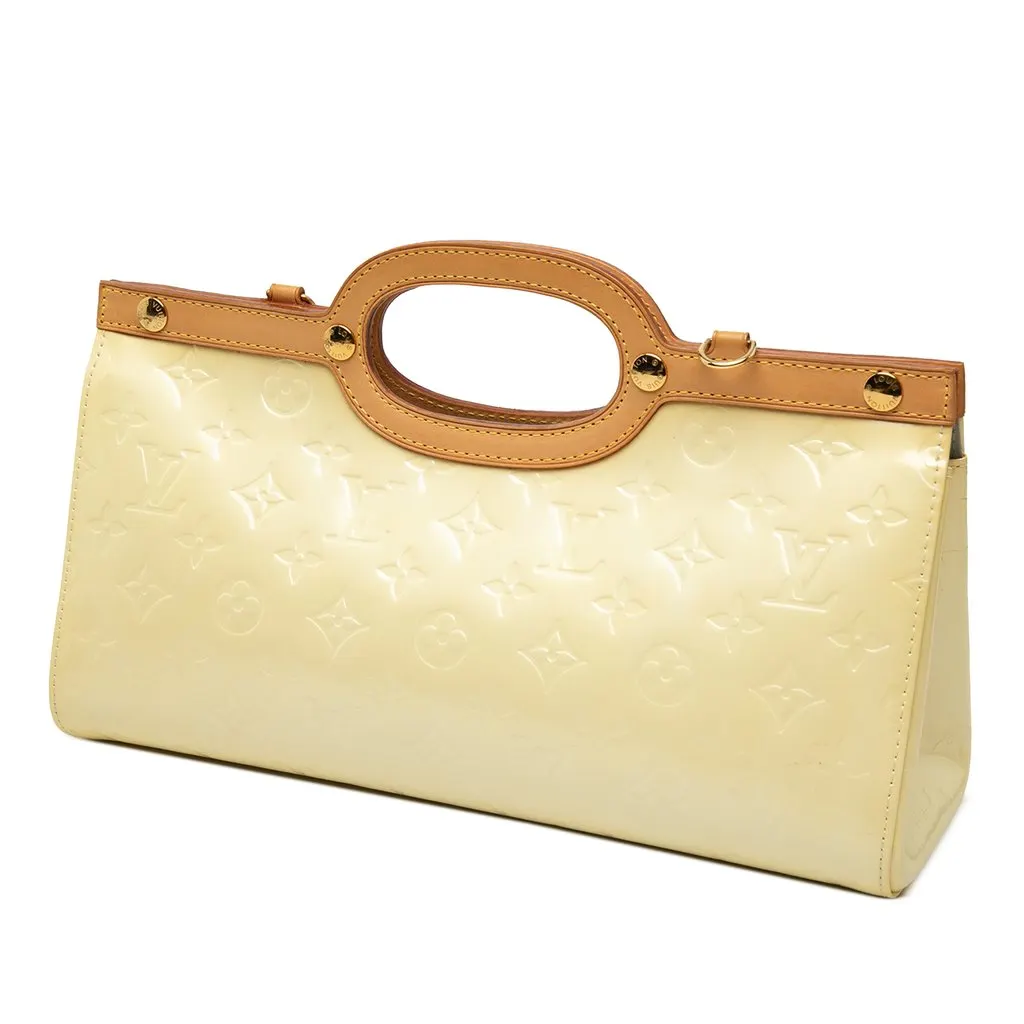 Louis Vuitton Monogram Vernis Roxbury Drive Yellow Leather Very good - Back View