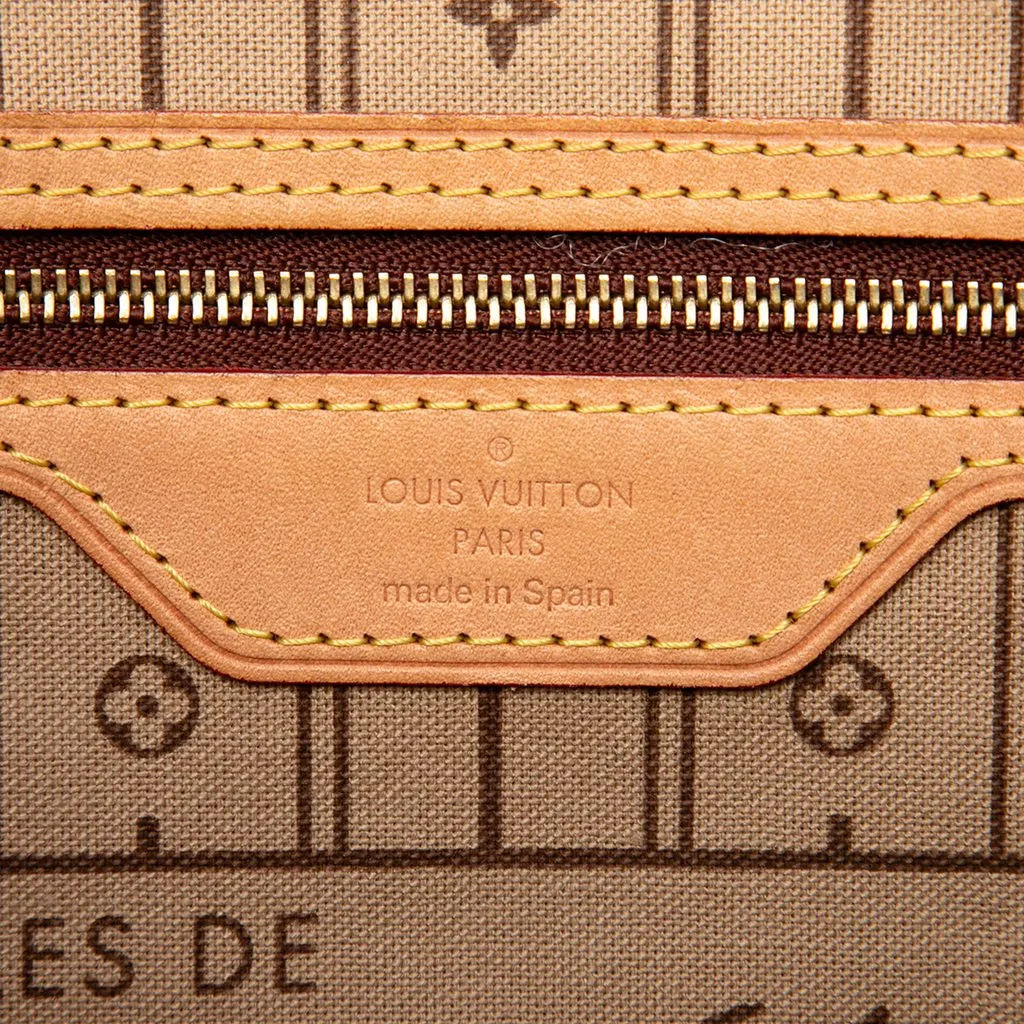 Louis Vuitton Monogram Neverfull MM Brown Canvas Very good - Box View