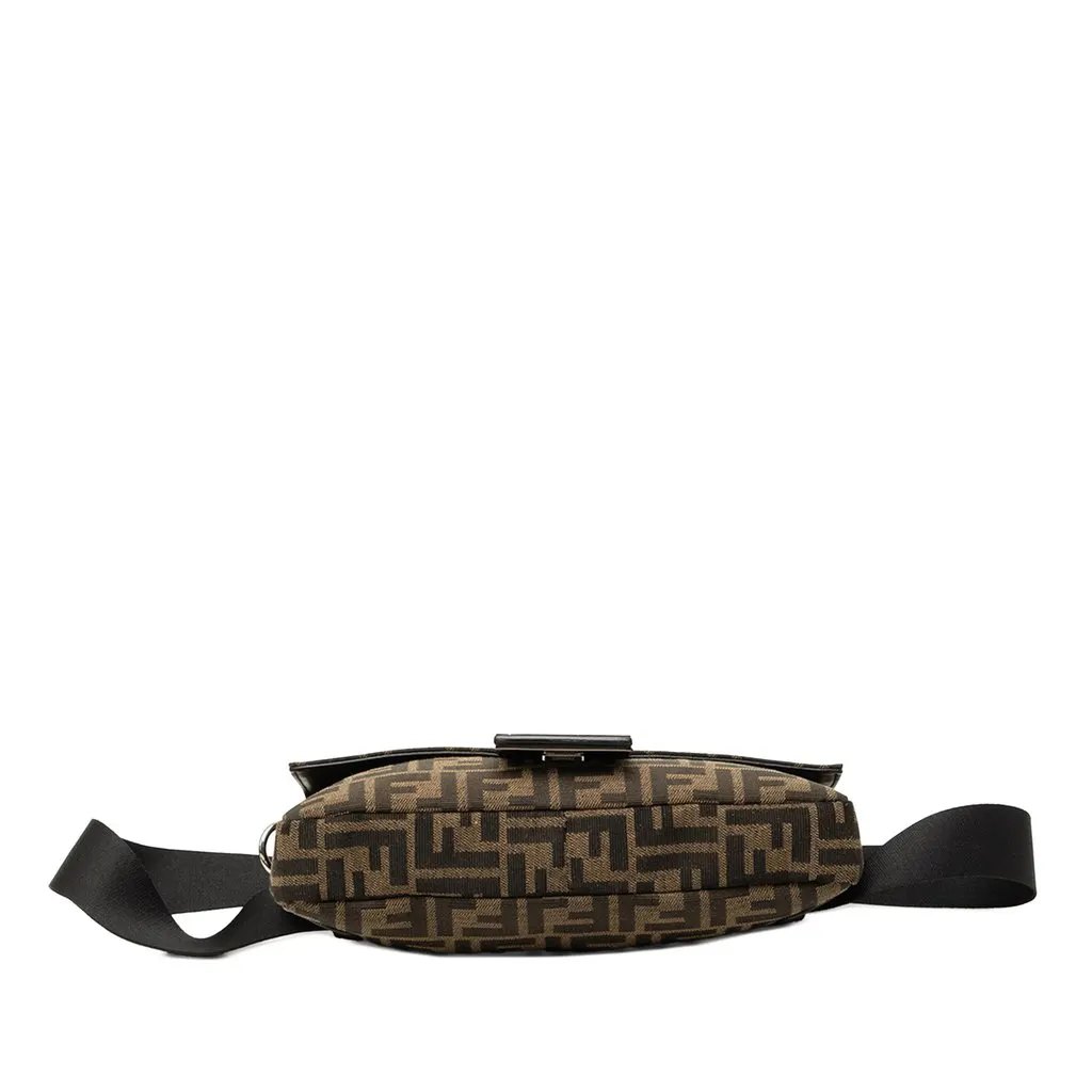 Fendi Zucca Canvas Convertible Baguette Satchel Brown Very good - Inside View