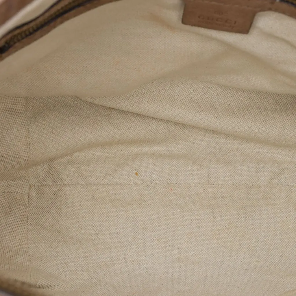 Gucci Medium GG Canvas Running Satchel Beige Very good - Model View