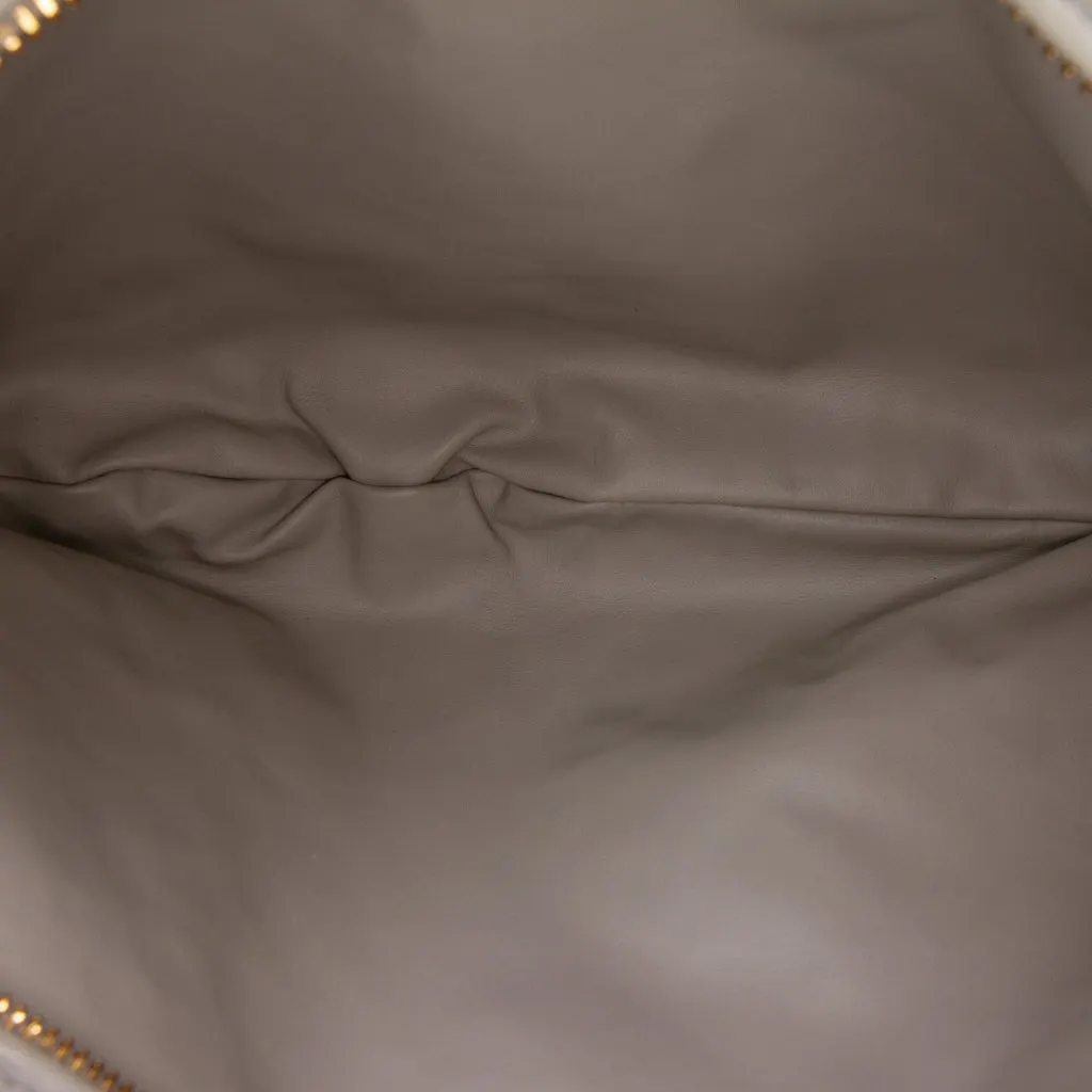 Bottega Veneta Teen Nappa Intrecciato Jodie Grey Leather Good - Model View