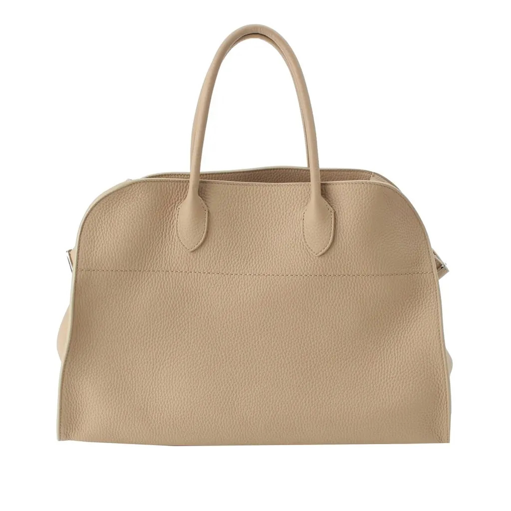 The Row Leather Soft Margaux 15 Brown Leather Very good - Front View