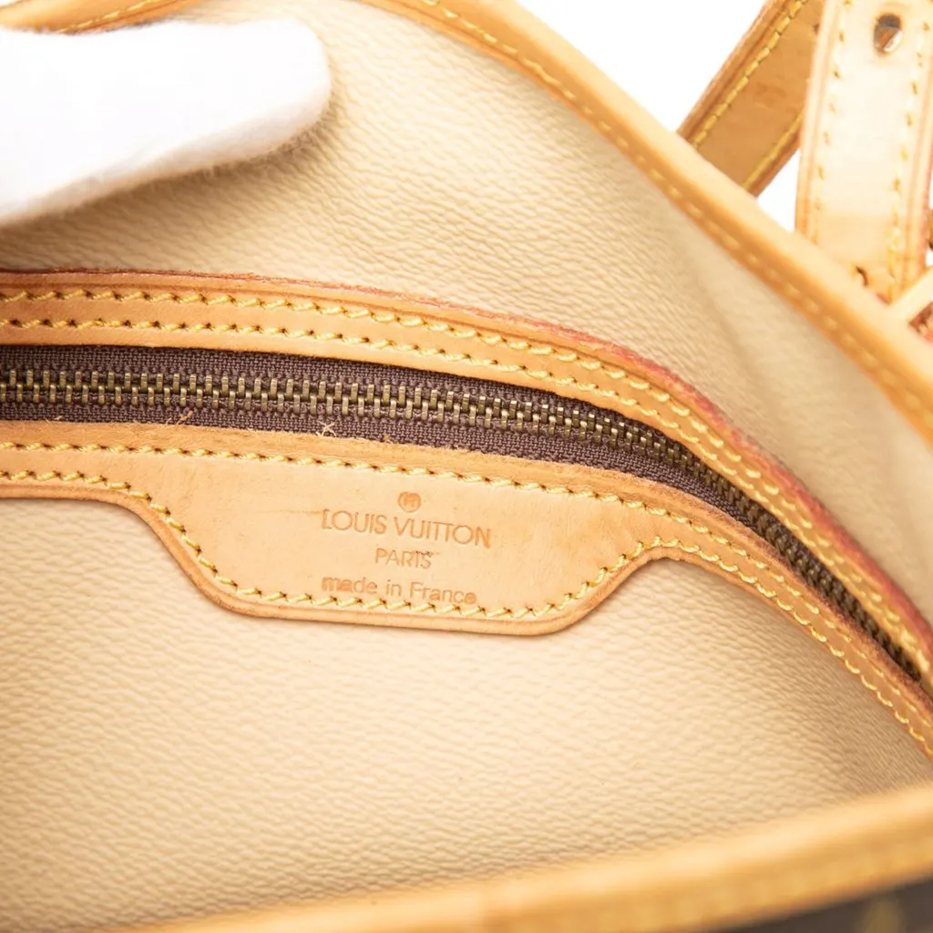 Louis Vuitton Monogram Petit Bucket Brown Canvas Good - Box View