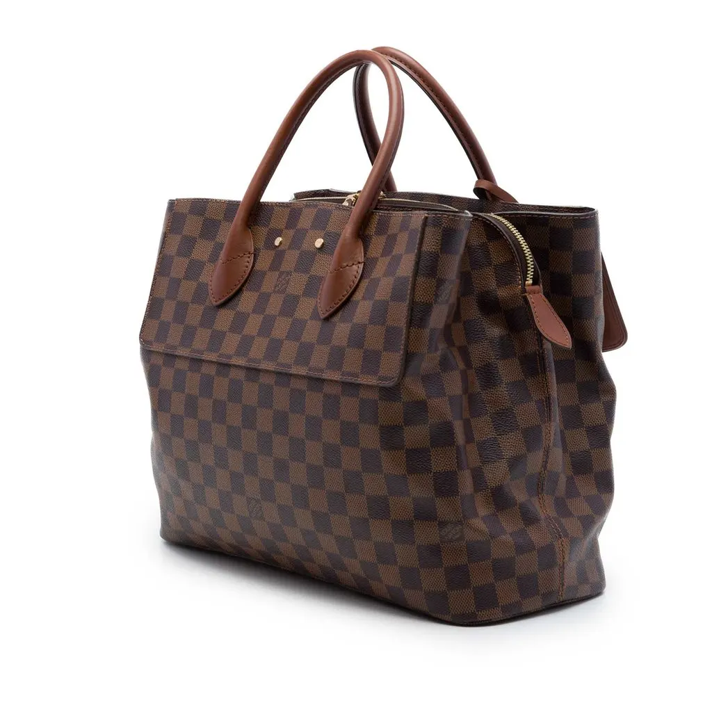 Louis Vuitton Damier Ebene Ascot Brown Very good - Back View