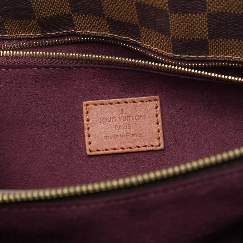 Louis Vuitton Damier Ebene Ascot Brown Very good - Box View