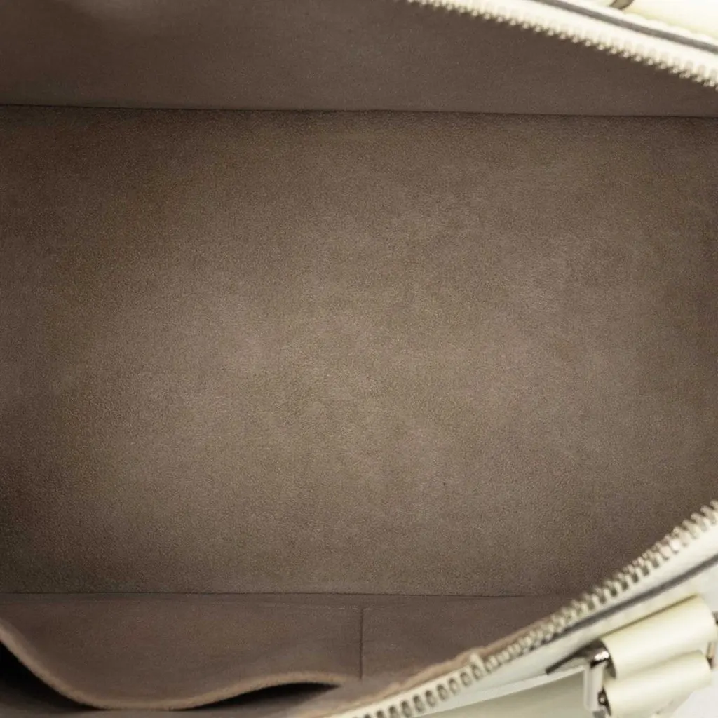 Louis Vuitton Epi Alma PM White Leather Very good - Model View