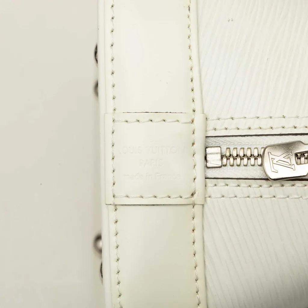 Louis Vuitton Epi Alma PM White Leather Very good - Box View