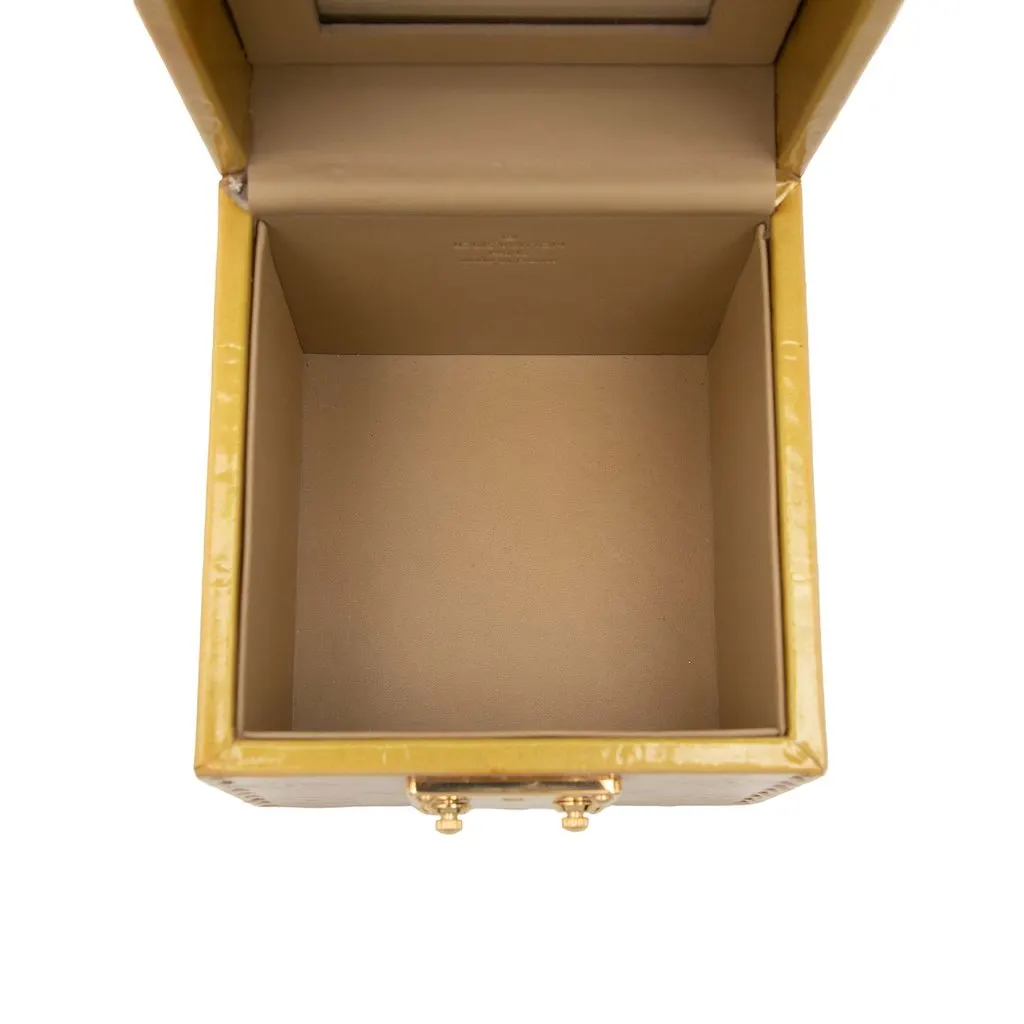 Louis Vuitton Monogram Vernis Bleecker Box Vanity Bag Beige Leather Very good - Box View