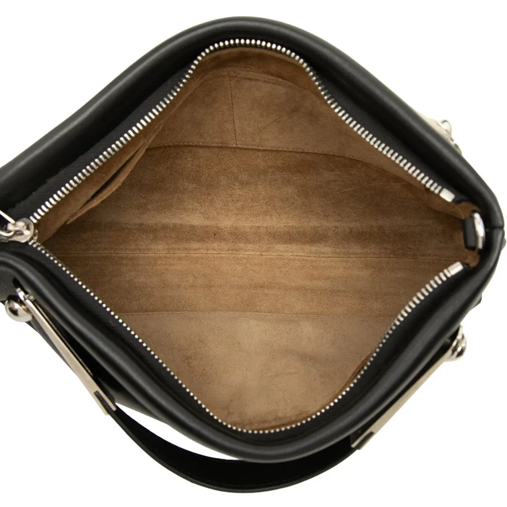 LOEWE Small Leather Stars Missy Satchel Black Leather Very good - Model View