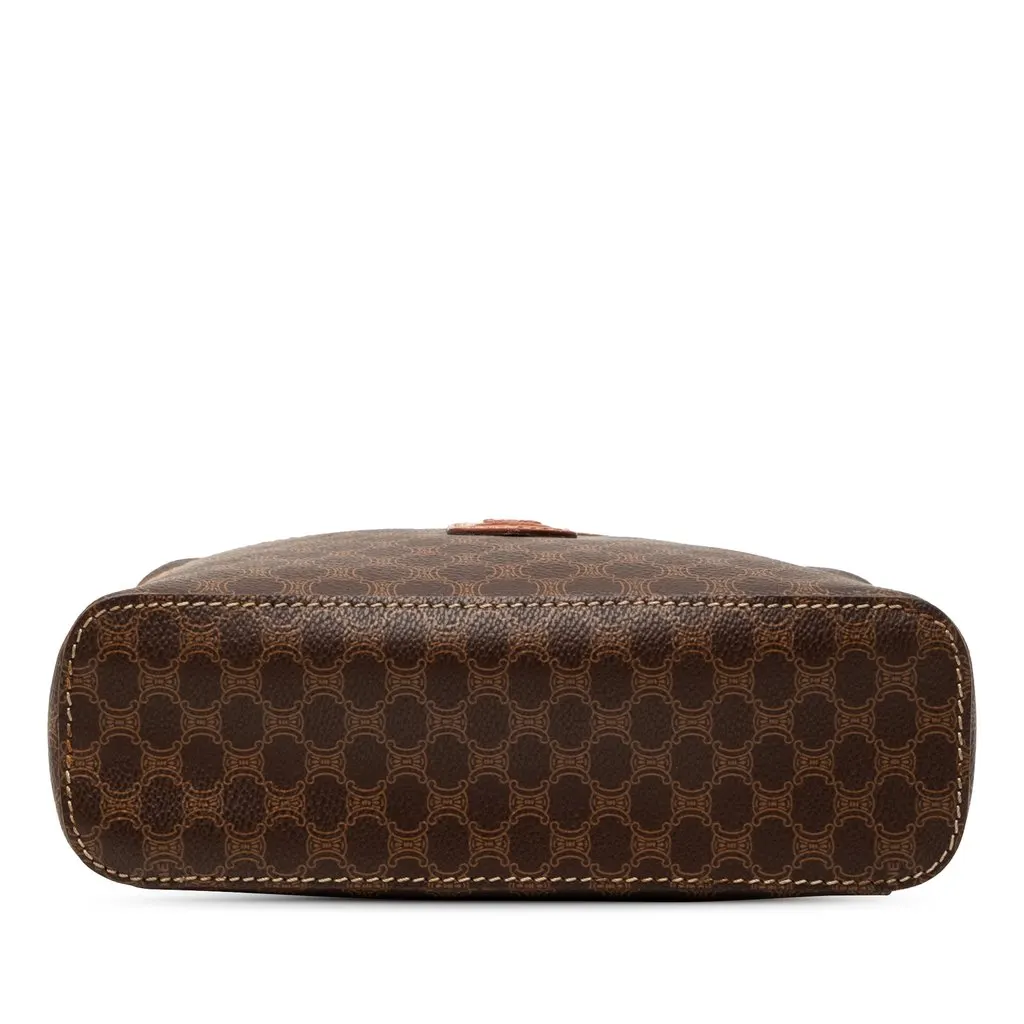 Celine Macadam Coated Canvas Vanity Bag Brown Very good - Inside View