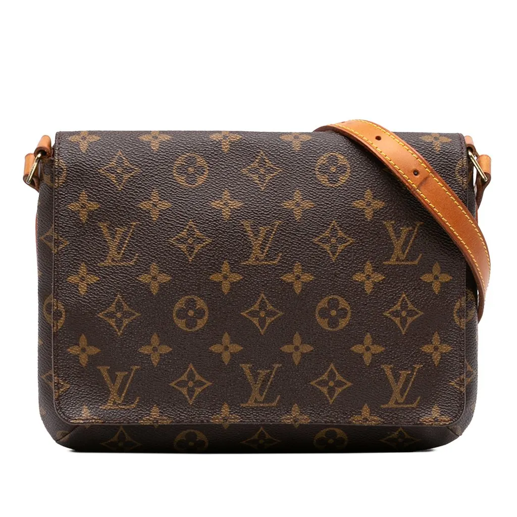 Louis Vuitton Monogram Musette Tango Short Strap Brown Very good - Front View