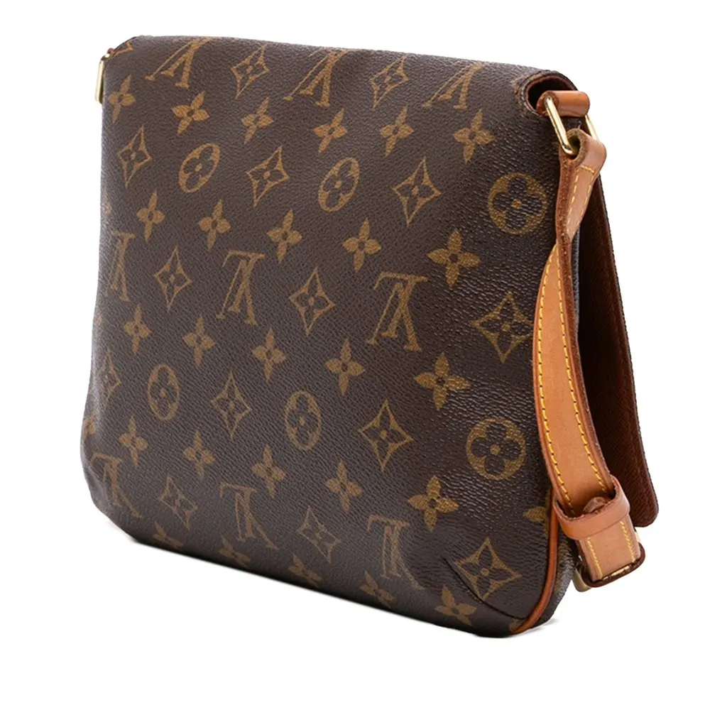Louis Vuitton Monogram Musette Tango Short Strap Brown Very good - Back View