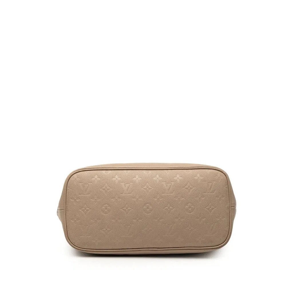 Louis Vuitton Monogram Giant Empreinte Neverfull MM Beige Leather Very good - Inside View
