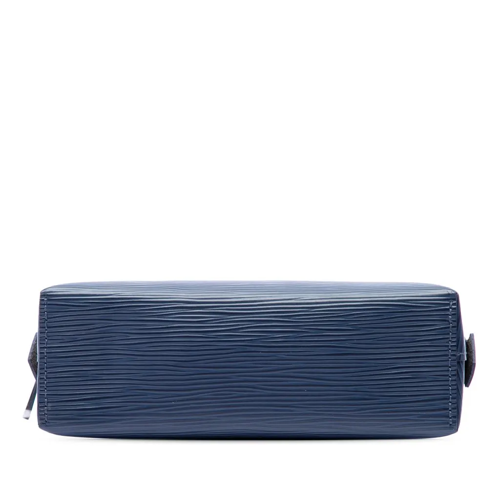 Louis Vuitton Epi Cosmetic Pouch PM Blue Leather Very good - Inside View