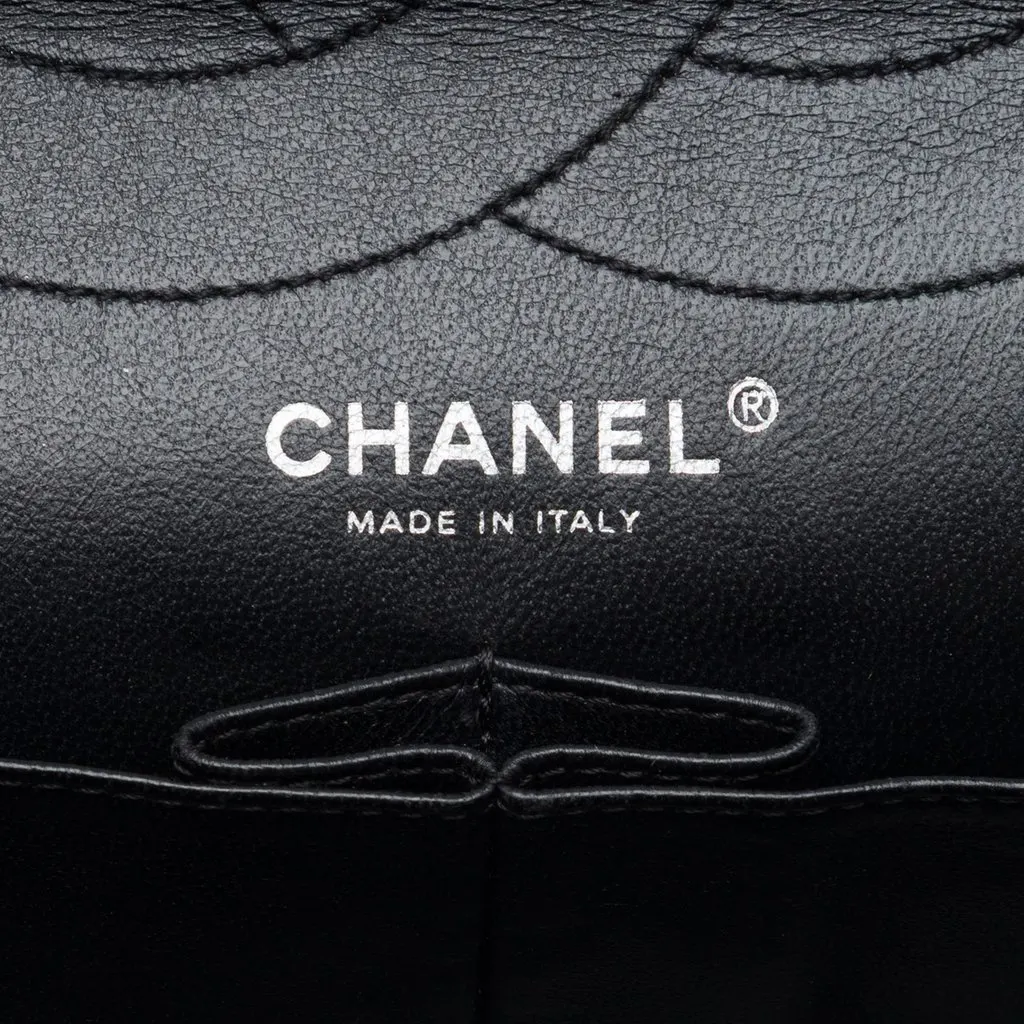 Chanel Quilted Aged Calfskin Reissue 2.55 Double Flap 227 Black Leather Very good - Box View