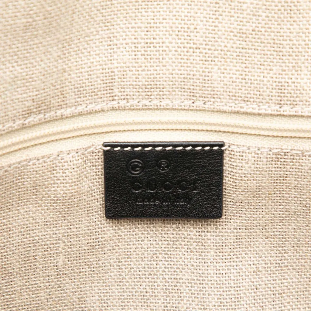 Gucci Large Microguccissima Dome Satchel Black Leather Very good - Box View