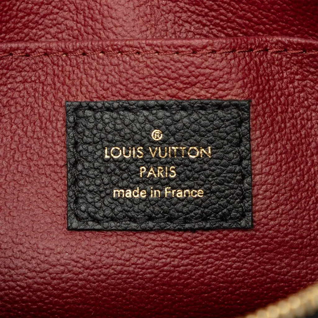 Louis Vuitton Bicolor Monogram Empreinte Cosmetic Pouch PM Black Leather Very good - Box View