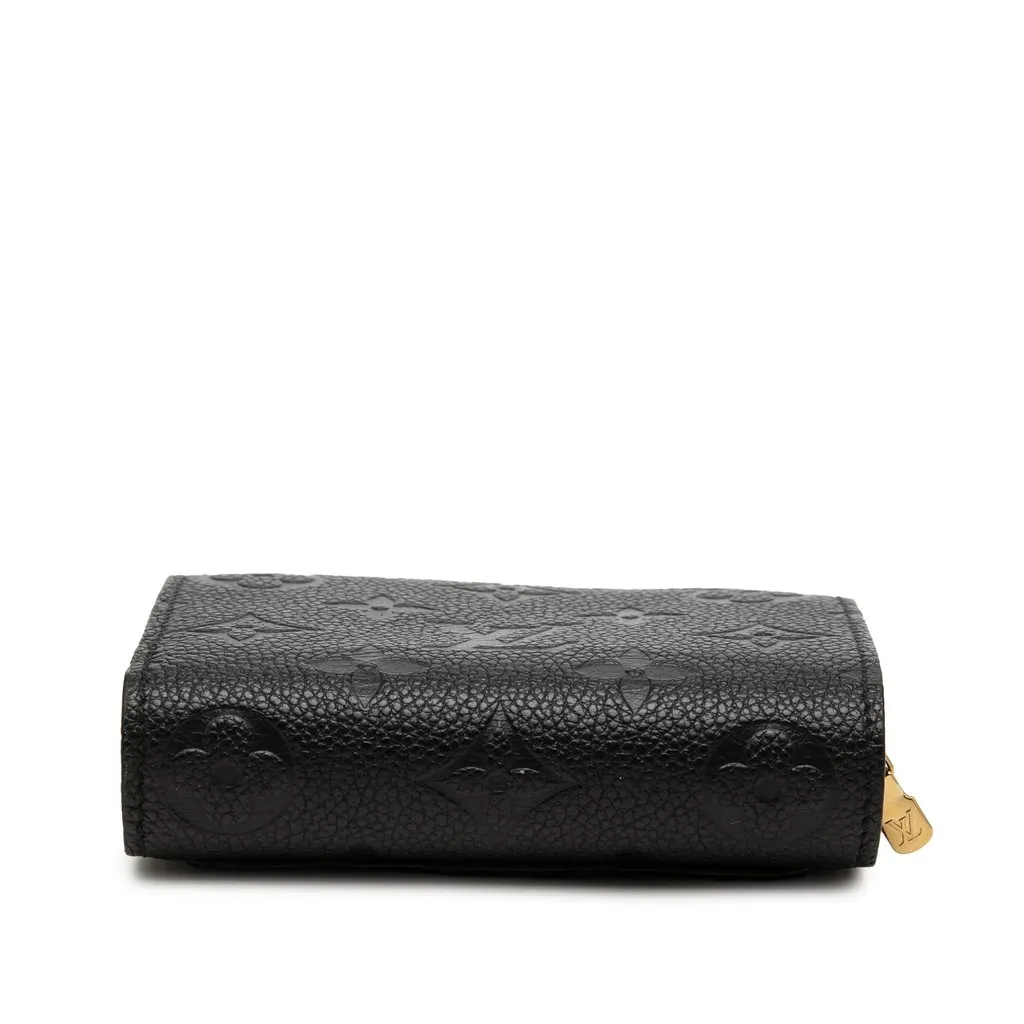 Louis Vuitton Monogram Empreinte Clea Wallet Black Leather Good - Inside View