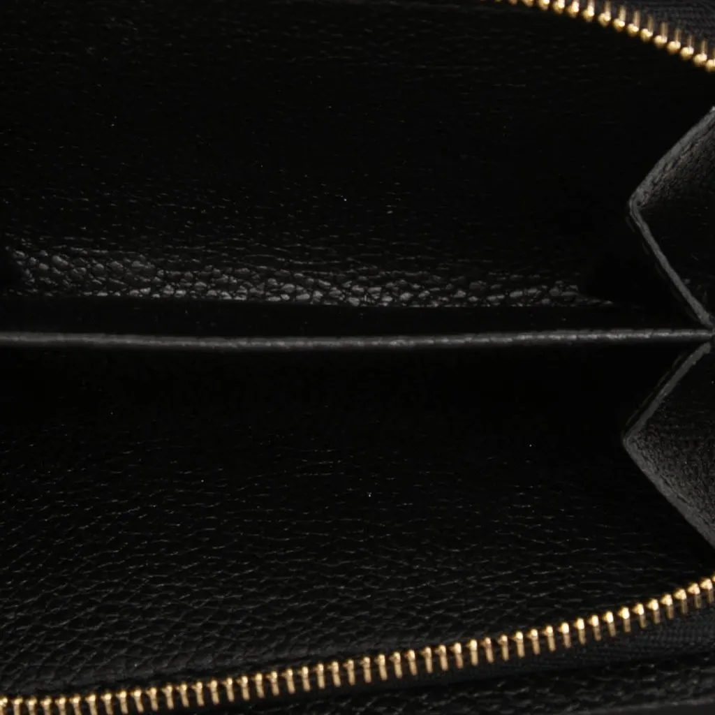 Louis Vuitton Monogram Empreinte Clea Wallet Black Leather Good - Box View