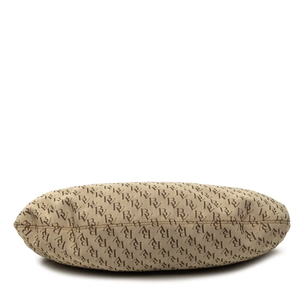 Bottega Veneta BV Monogram Canvas Campana Hobo Beige Very good - Inside View