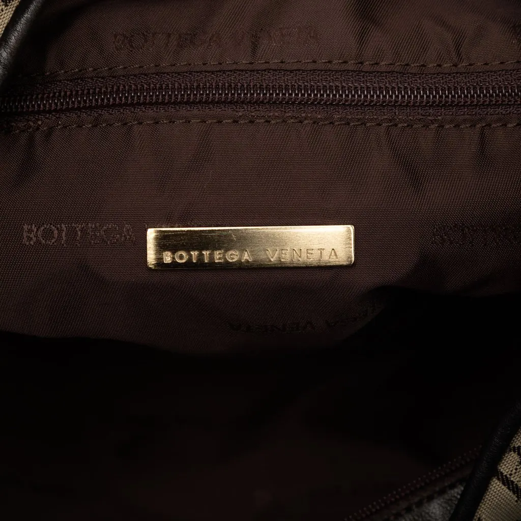 Bottega Veneta BV Monogram Canvas Campana Hobo Beige Very good - Box View