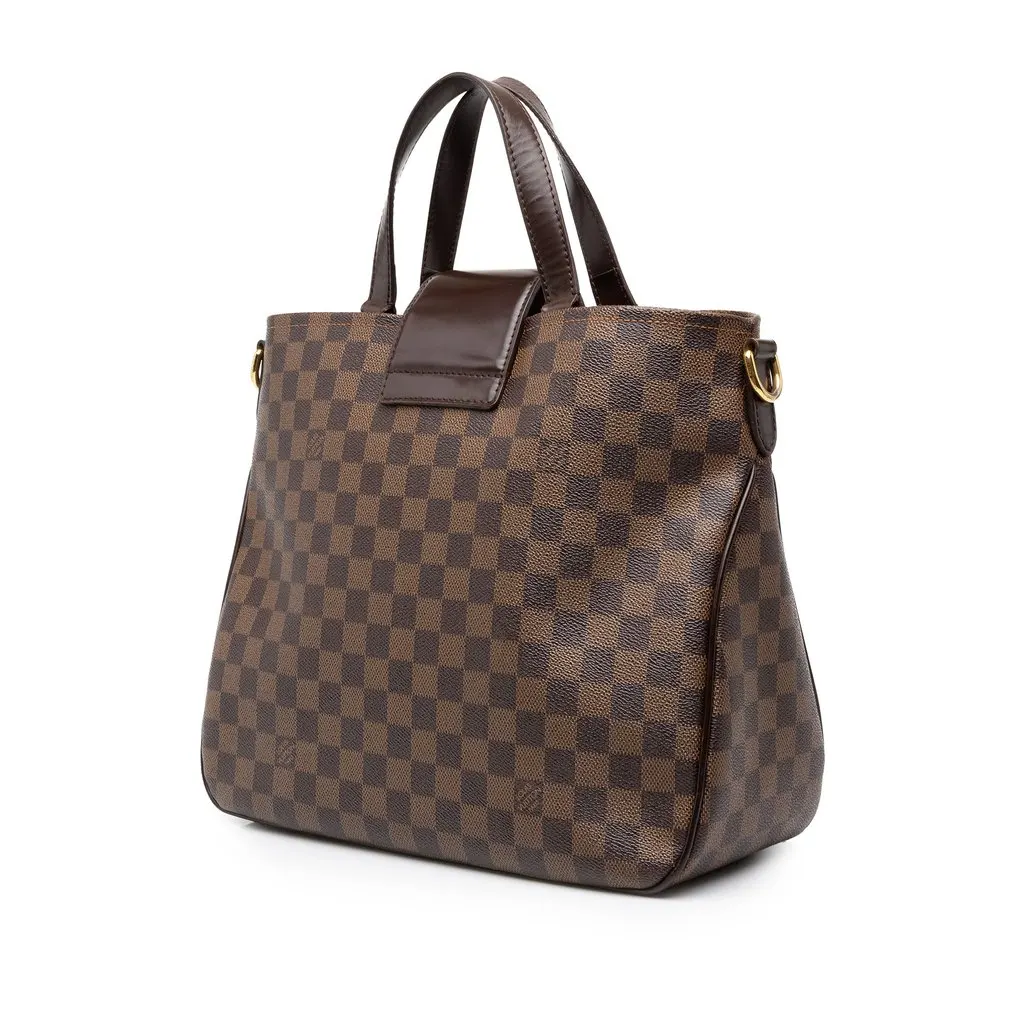 Louis Vuitton Damier Ebene Cabas Rosebery Brown Canvas Very good - Back View