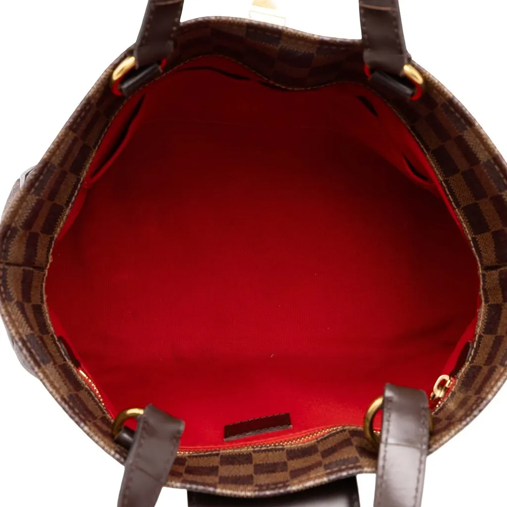 Louis Vuitton Damier Ebene Cabas Rosebery Brown Canvas Very good - Model View