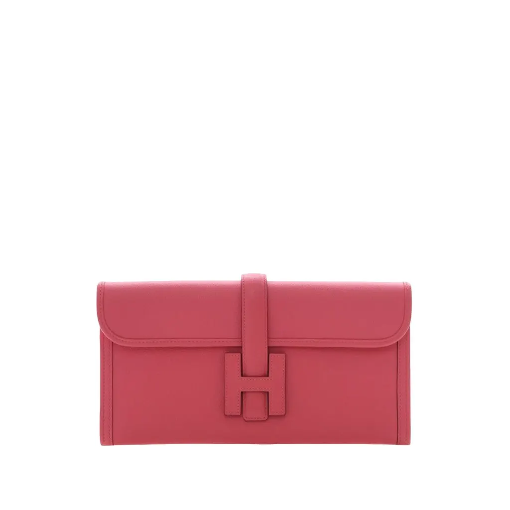 Hermès Evercolor Jige Elan 29 Pink Leather Very good - Front View