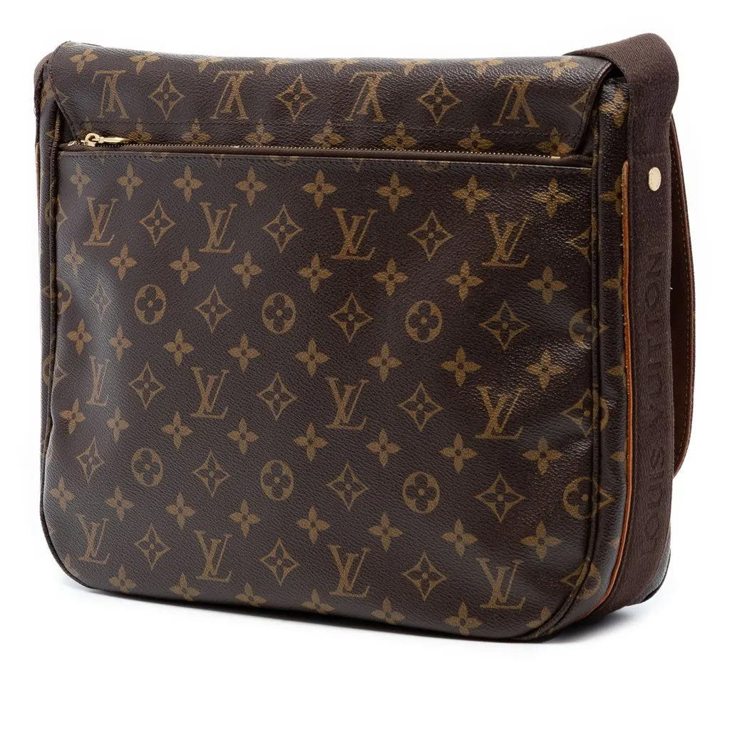 Louis Vuitton Monogram Beaubourg Messenger MM Brown Very good - Back View