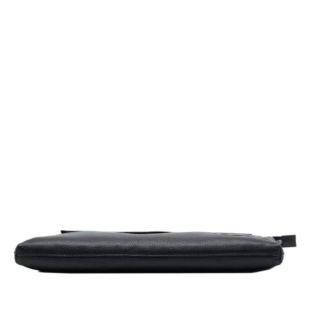Gucci Calfskin Soho Clutch Black Leather Very good - Inside View