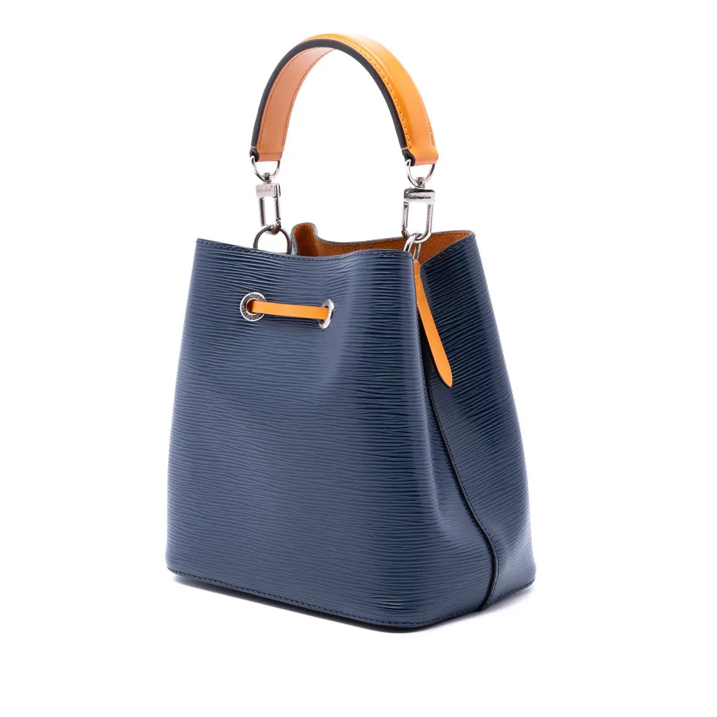 Louis Vuitton Epi Neonoe BB Blue Leather Very good - Back View
